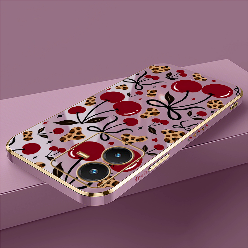 Print Cherry Case For Vivo V40 - Vivo V40 评论和价格