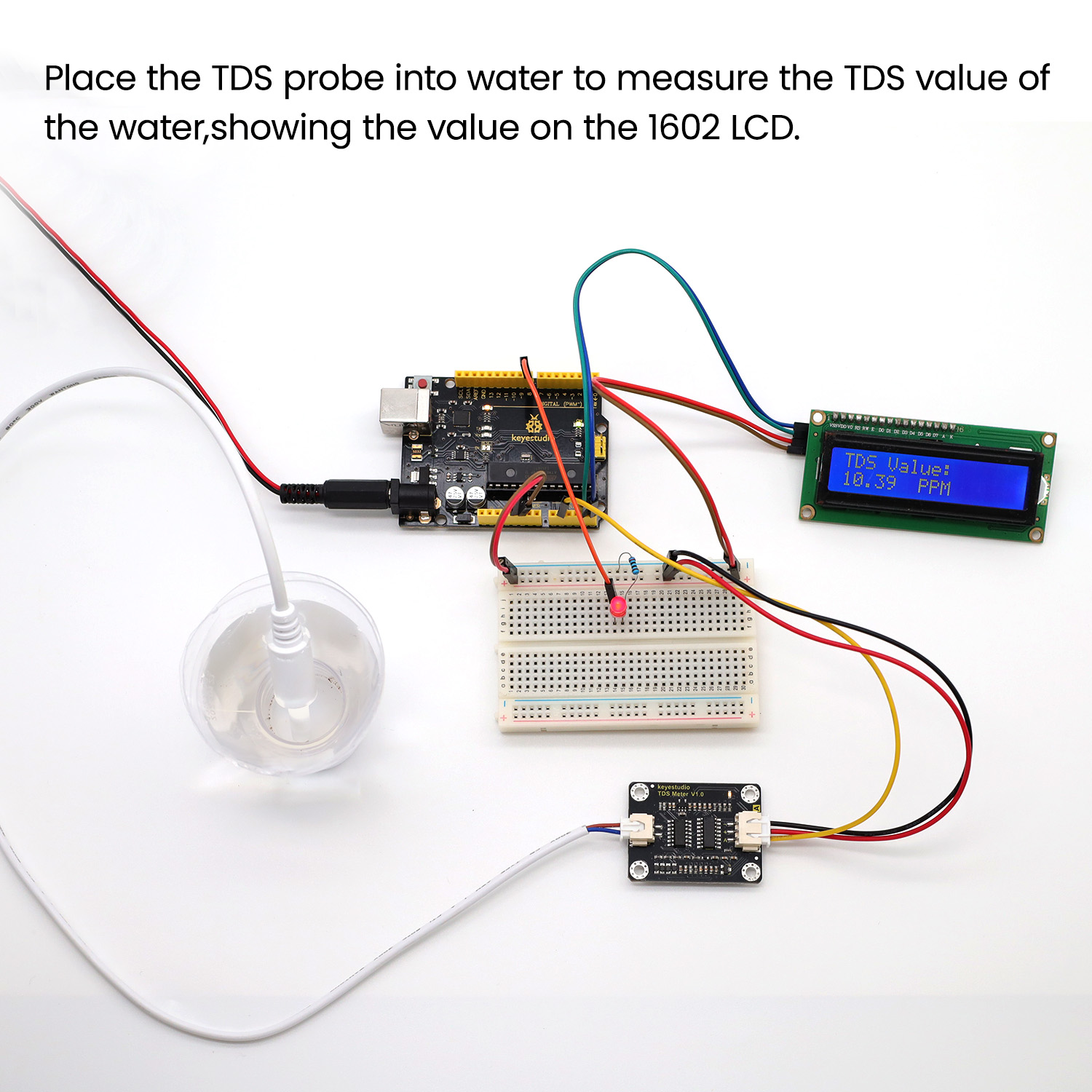 keyestudio TDS Sensor Meter V1 - Hydration Sensor Skin 评论和价格